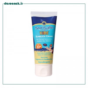 کرم ضد آفتاب کودکان سان سیف SPF30 مقدار 50 گرم