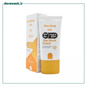 کرم ضد آفتاب +SPF 50 دئودراگ 45 میلی لیتر