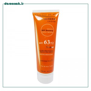 کرم ضدآفتاب SPF63 رنگی دکتر ژیلا 50 گرم