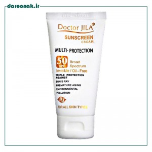 کرم ضدآفتاب دکتر ژیلا (مولتی پروتکشن)SPF50 بدون رنگ