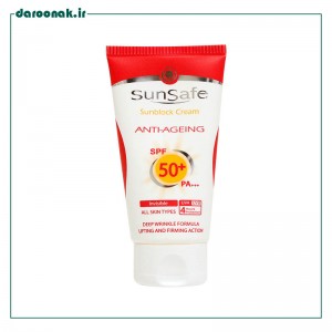 کرم ضد آفتاب و ضد چروک سان سیف SPF50 حجم ۵۰ میلی لیتر