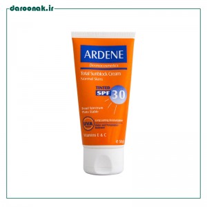 کرم ضد آفتاب رنگی ویتامینه آردن SPF30 حجم ۵۰ گرم